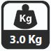 Hmotnost 3 kg