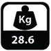 Lindr KONTAKT 40/K - hmotnost 28,6 kg